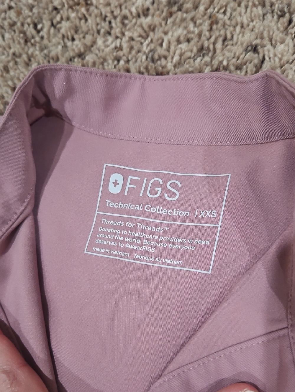MINERAL MAUVE FIGS SET! XXS Rafaela Top/XS Catarina Top/XS Kade Bottoms - Picture 3 of 12